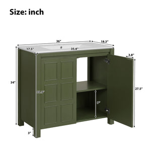 Bathroom Vanity Organizer With Sink, Combo Cabinet Set, Bathroom Storage Cabinet