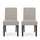 Contemporary Dining Chair With Upholstered Seating And Tapered Legs - Best Buy Furniture
