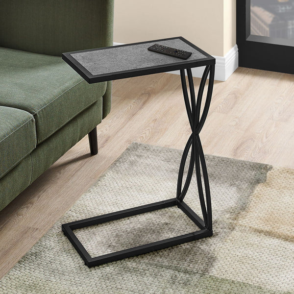 Accent Table C - Shaped, Modern - Gray - Best Buy Furniture