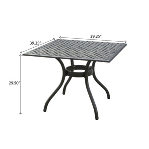 Arch Mesh Dining Table With Lightweight Frame - Black - Best Buy Furniture