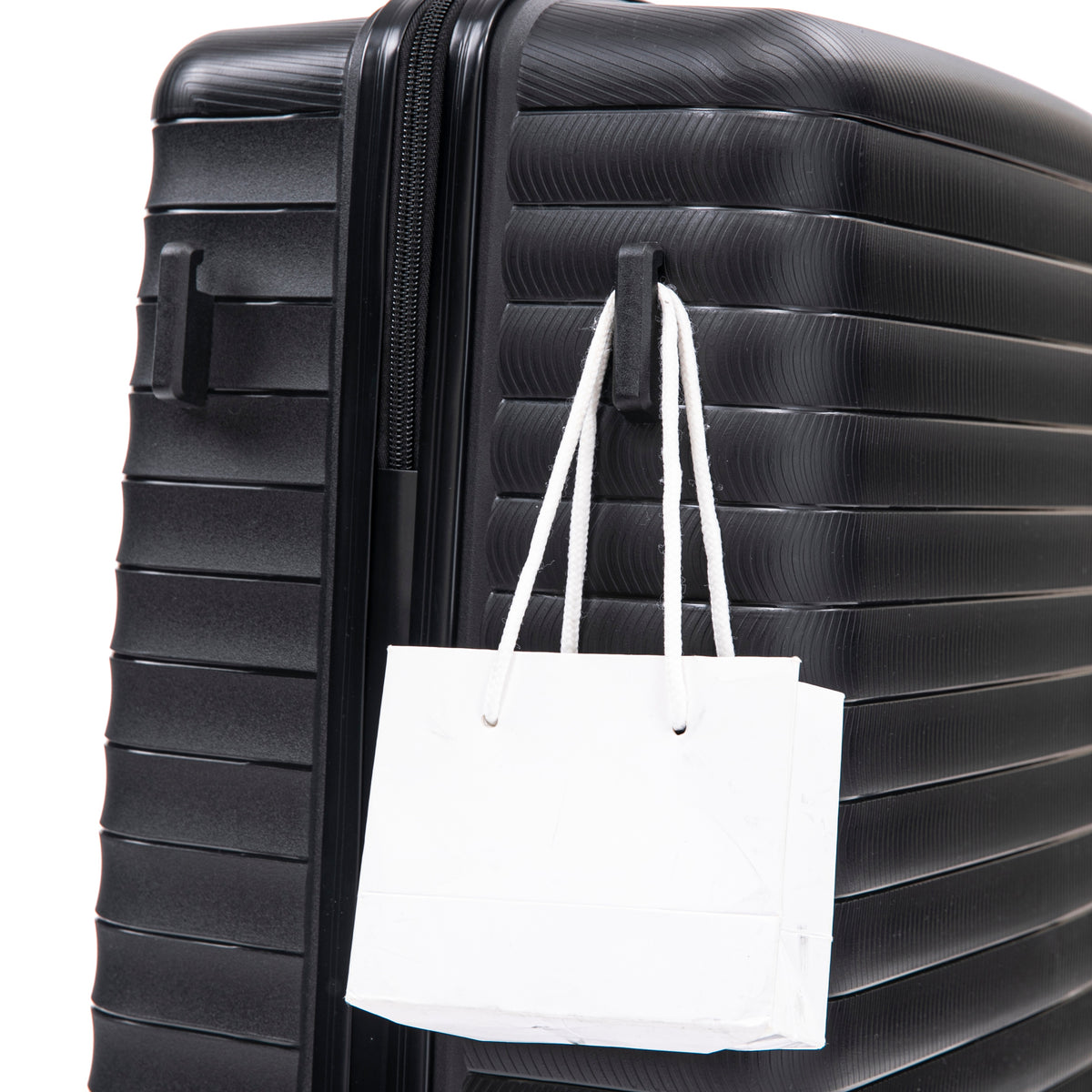 4-Piece Luggage Set with Cosmetic Case in Blue