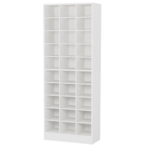 10 Tier Shoe Storage Cabinet With 30 Cubbies