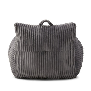Giant Bean Bag Chair With Armrests And Footstool