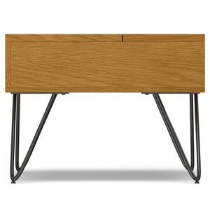 Hunter - Lift Top Coffee With Hidden Storage - Oak