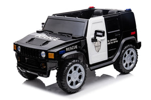 12V7A 30W*2 Four-Wheel Drive Seat One Button Start, Forward And Backward, High And Low Speed, Music, Front Light, Power Display, Two Doors Can Open, 2.4G R / C, Seat Belt Four Wheel Absorber