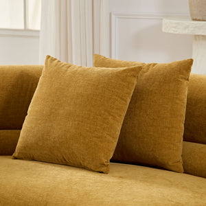 Modular Curved Sectional Sofa, 3-Piece Free-Form Configuration