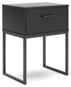 Socalle - One Drawer Night Stand - Best Buy Furniture
