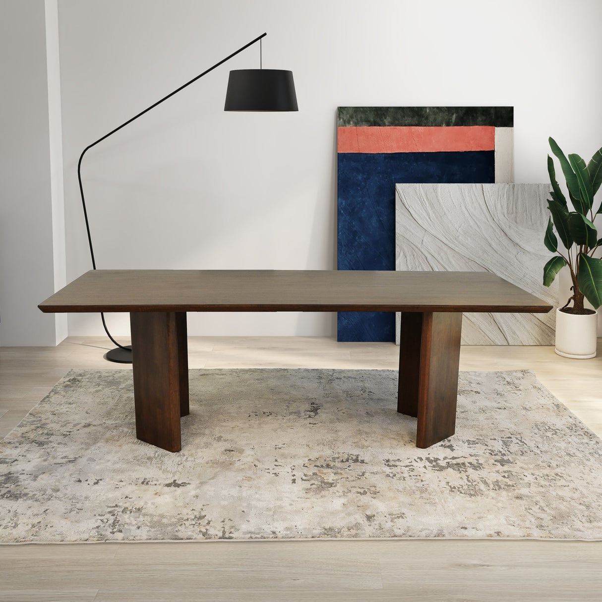 Paloma Dining Table and 4 Side Chairs