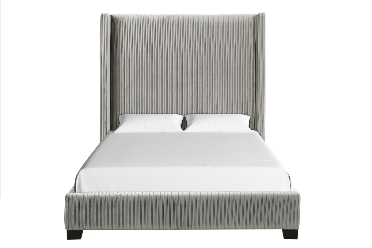 Upholstered Bed, Space-Saving Design