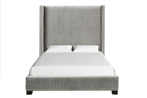 Upholstered Bed, Space-Saving Design