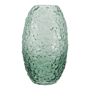 Ombre Glass Vase Flower Patterned Structure