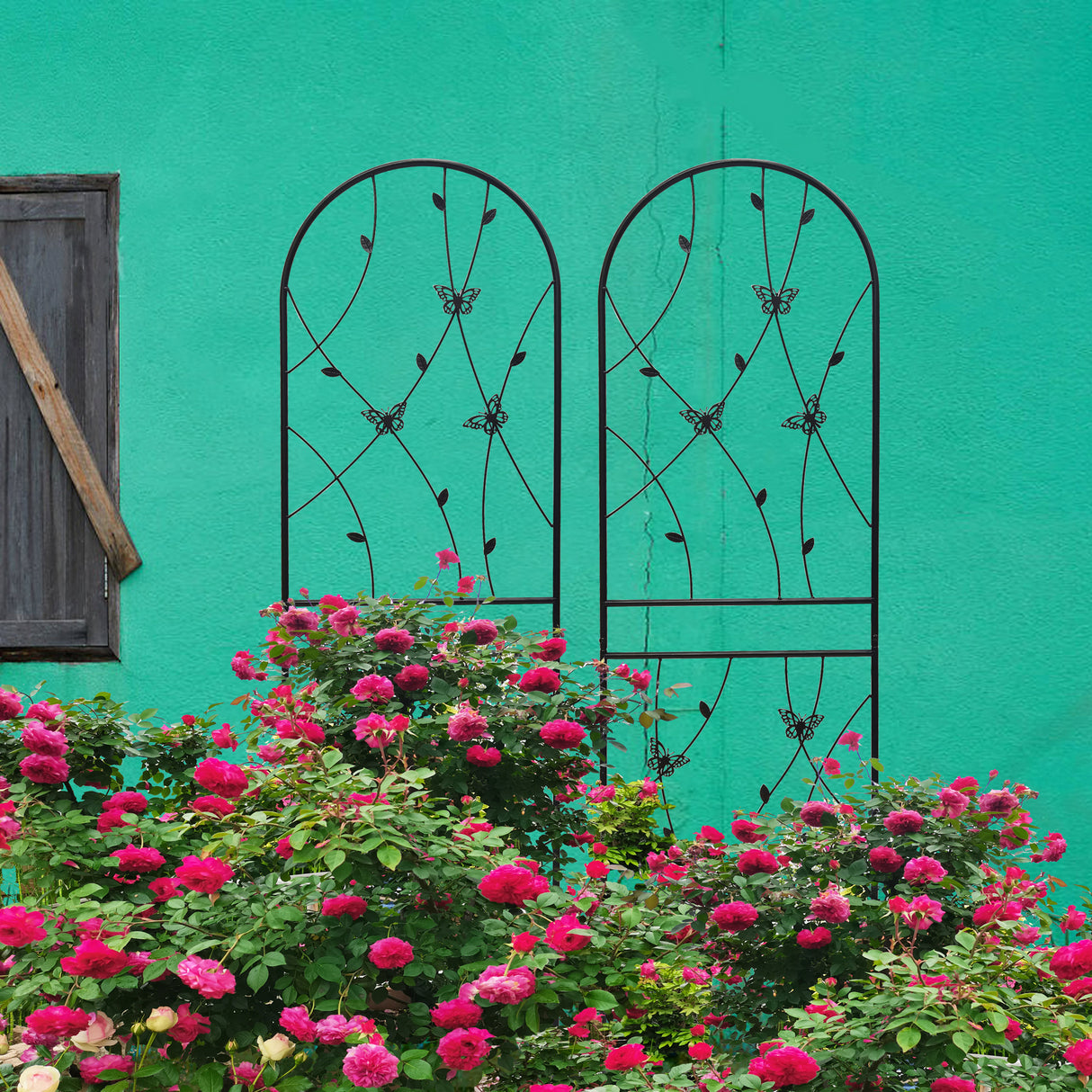 4 Pack Metal Garden Trellis