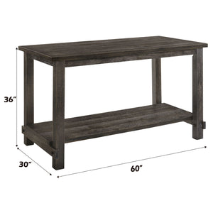 Martha II - 7 Pieces Counter Height Dining Room Set - Gray - Best Buy Furniture