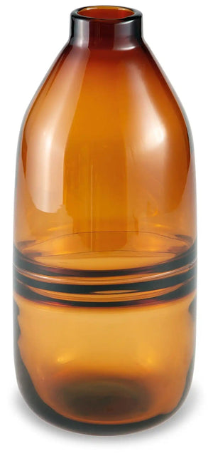 Lemmitt - Vase - Amber - Best Buy Furniture