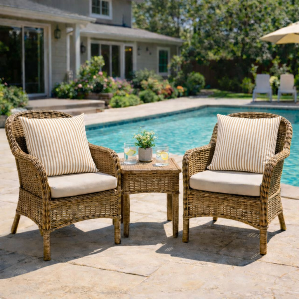 2 Pack Outdoor Throw Pillows
