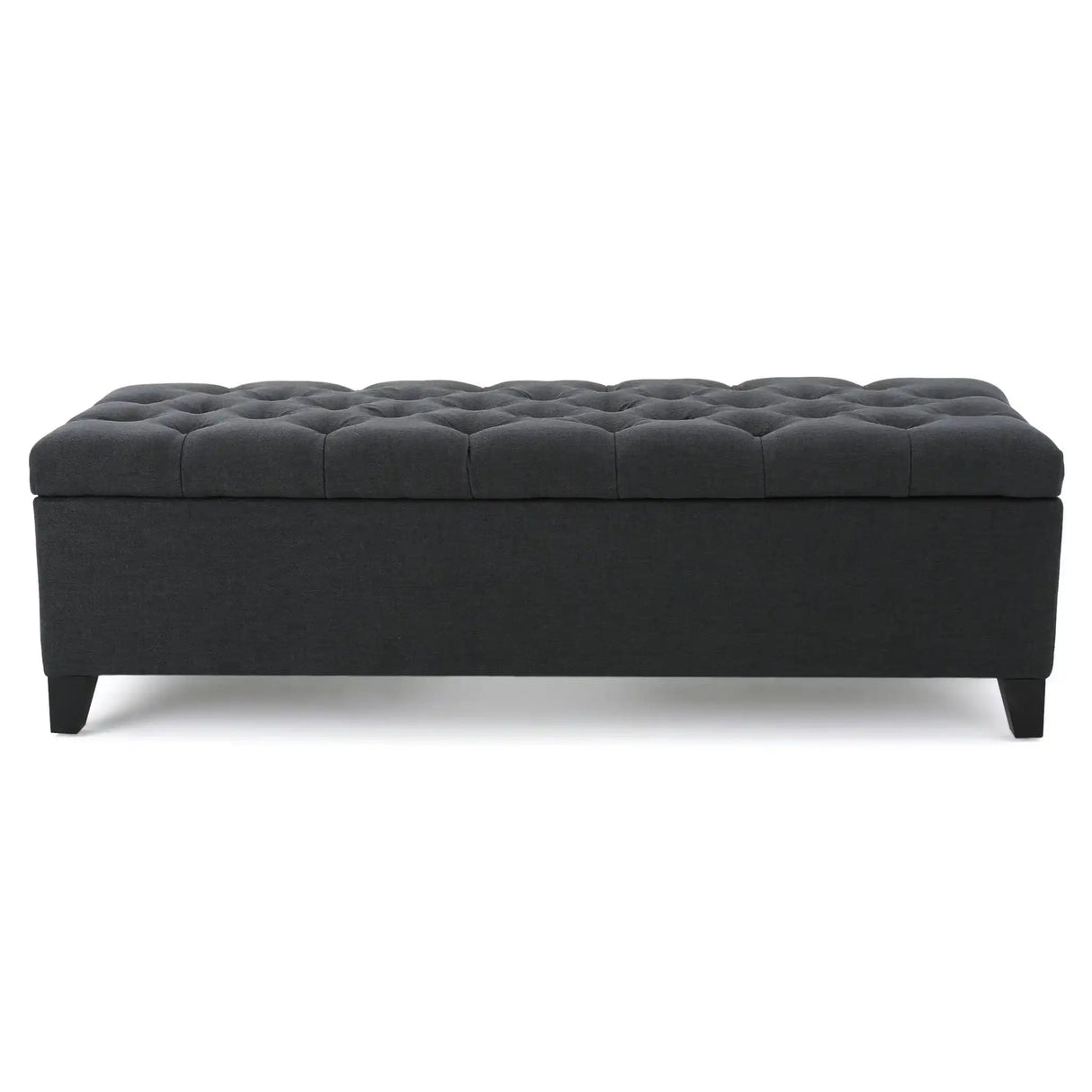 Glouster - Contemporary Storage Ottoman With Button Tufted Design - Best Buy Furniture