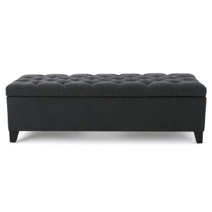 Glouster - Contemporary Storage Ottoman With Button Tufted Design - Best Buy Furniture