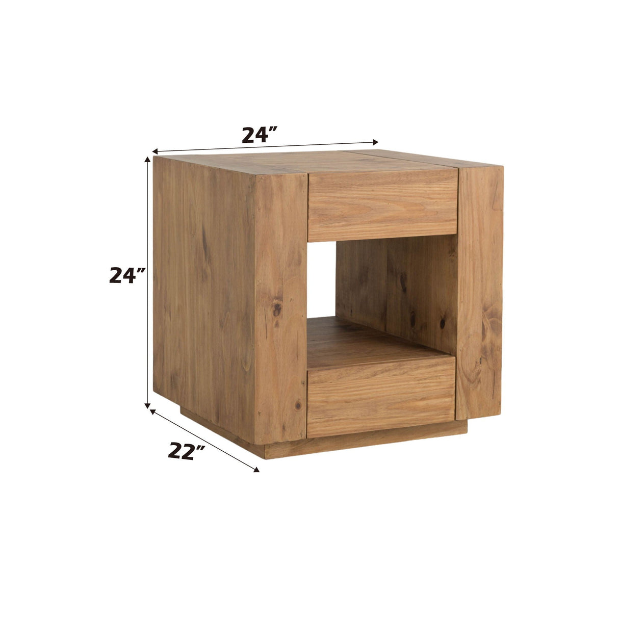 Harlan - End Table - Oak - Best Buy Furniture