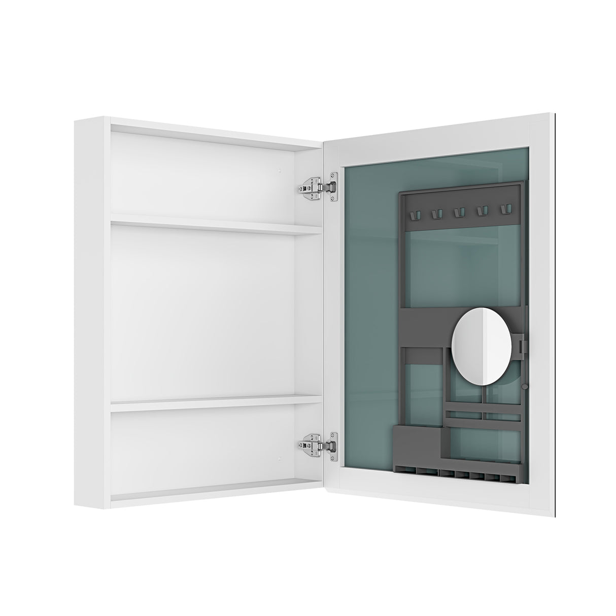 24'' W x 30'' H Surface Frameless Mirror Medicine Cabinet