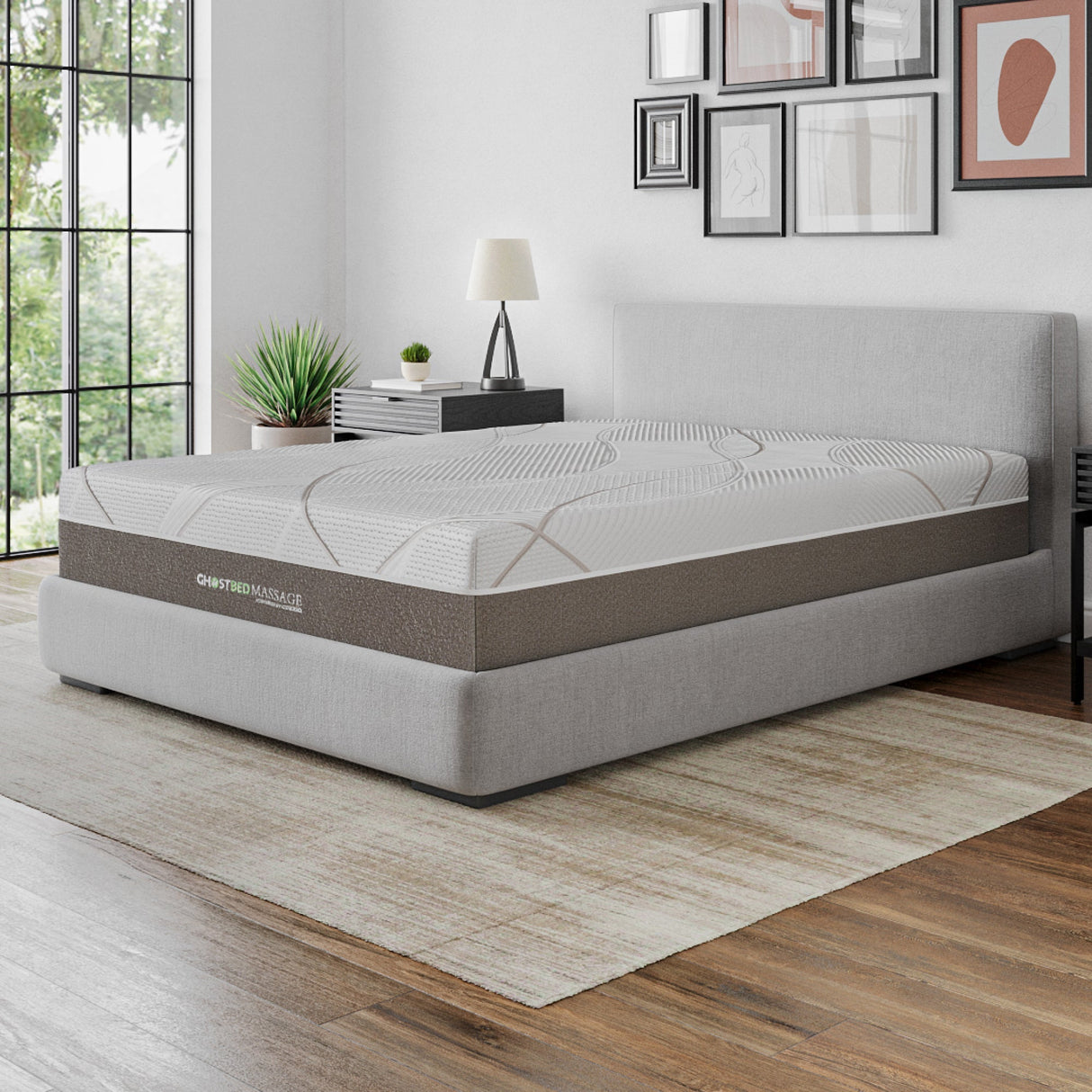 Ghostbed massage mattress profile