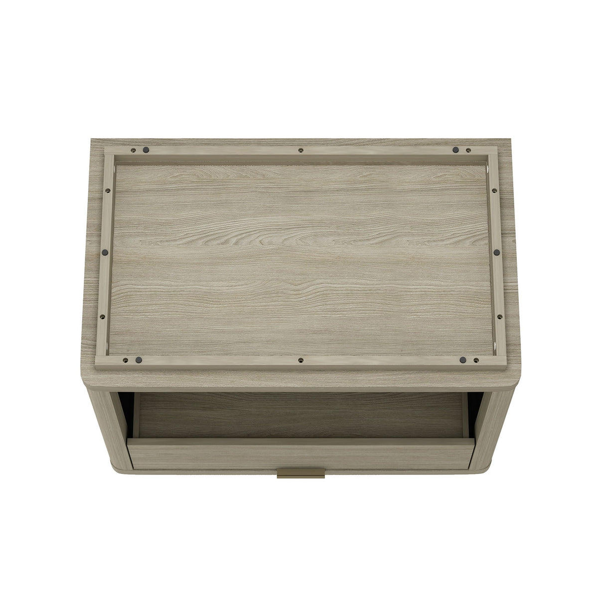 Evelyn - Nightstand With 1 Drawer And Open Shelf