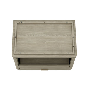 Evelyn - Nightstand With 1 Drawer And Open Shelf