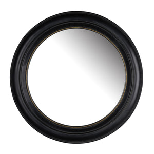 Round Wall Mirror with Black Frame - 20.5 Inch