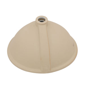 Elegant Ceramic Oval Undermount Bathroom Sink With Overflow