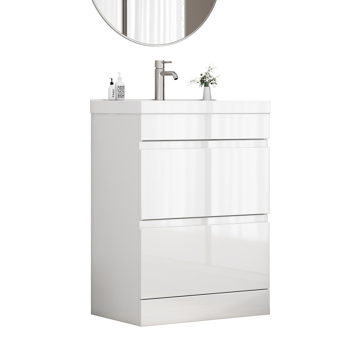 24-inch Bathroom Vanity With Sink Combo