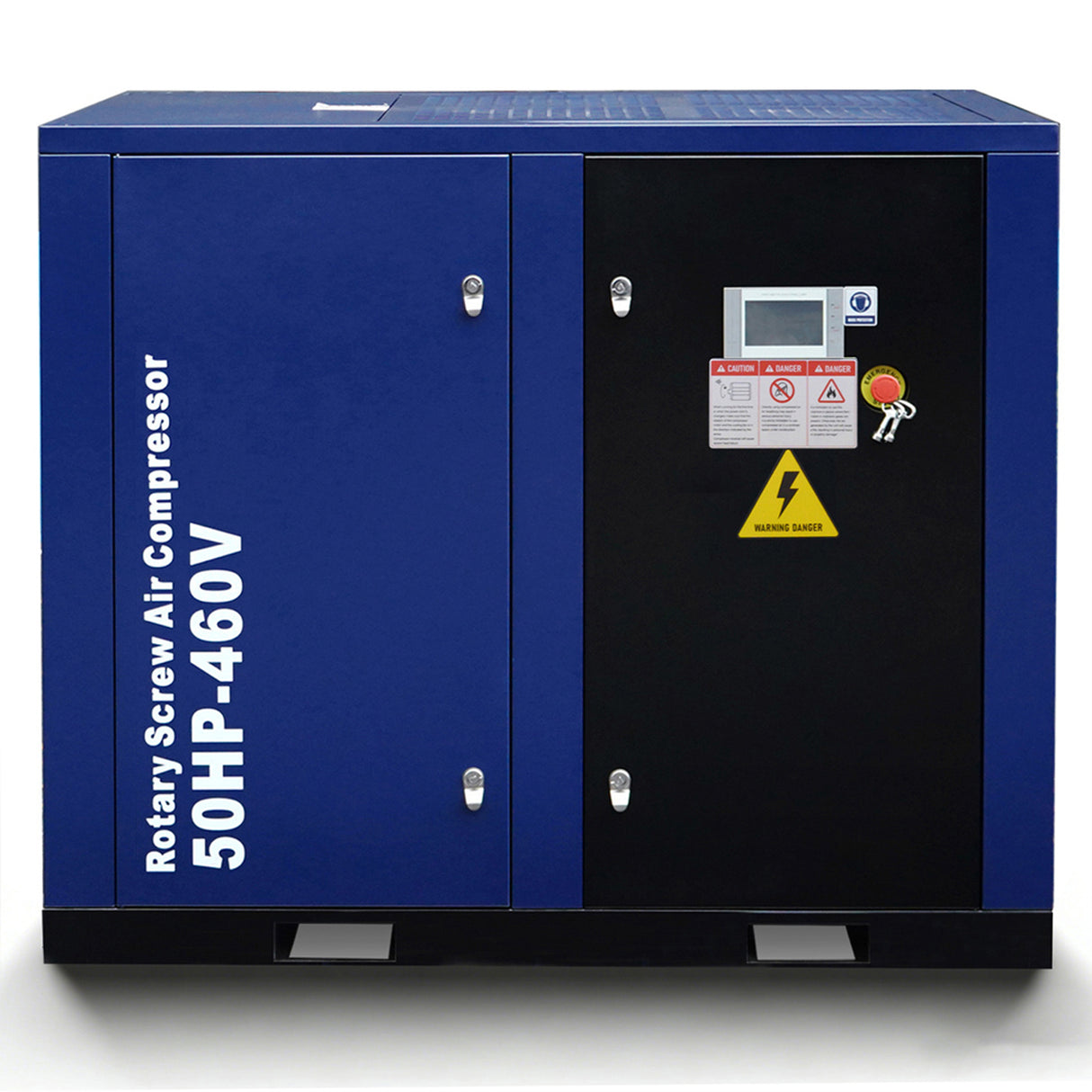 50HP Rotary Screw Air Compressor, 219CFM, 125PSI, 460V 3-Phase