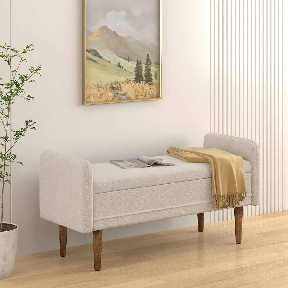 Teddy Storage Stool With Storage Space For Apartments