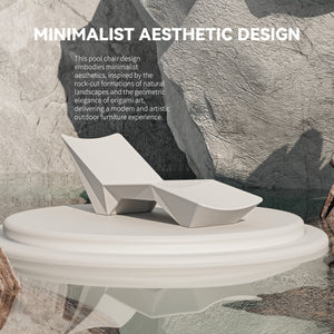 Quick Assembly S-Shaped Pool Lounger
