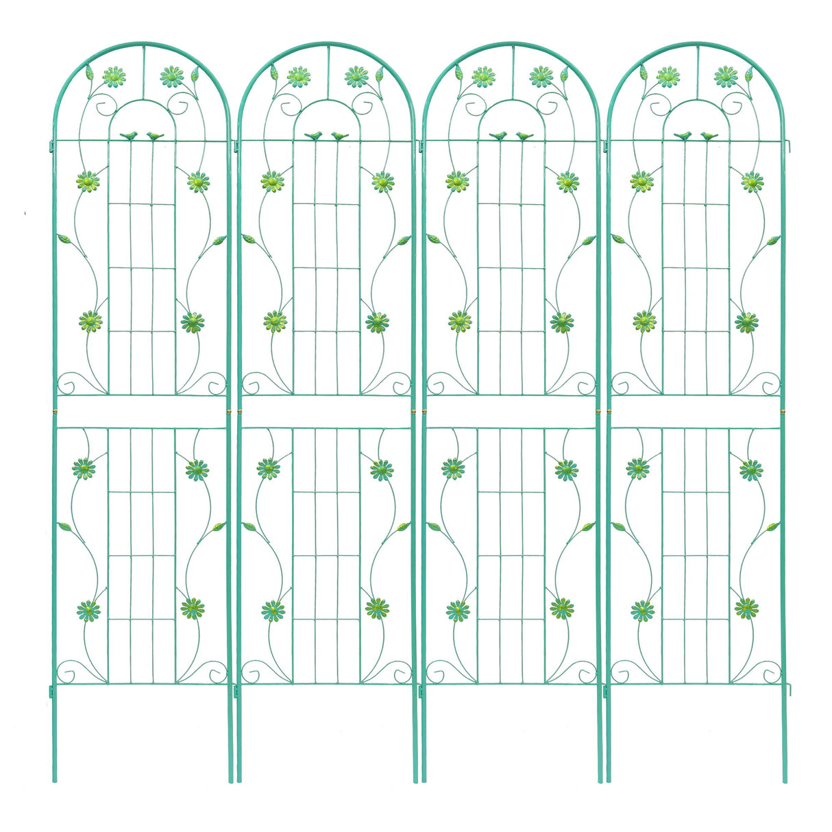 Metal Garden Trellis Rustproof Trellis For Climbing Plant Outdoor Flower Support