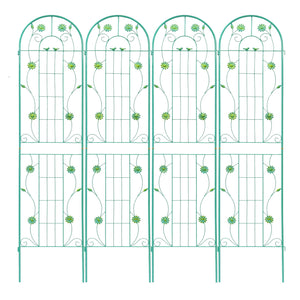 Metal Garden Trellis Rustproof Trellis For Climbing Plant Outdoor Flower Support