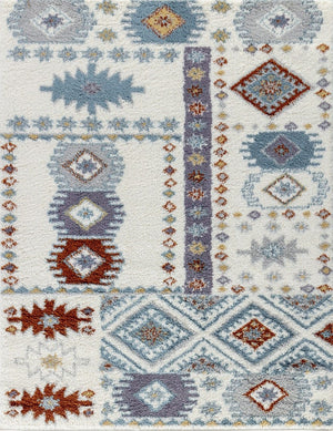 Loft Shag - 7'10" X 9'10" Shaggy Area Rug - Ivory