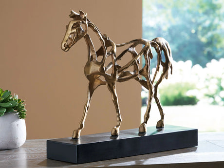 Grainville - Sculpture - Antique Gold Finish - Best Buy Furniture