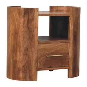 Solid Wood Valencia Sculpted Bedside