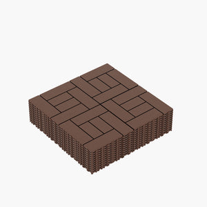 Patio Diy Module Interlocking Decking Tiles Floor, Outdoor And Indoor, Easy And Quick Installation