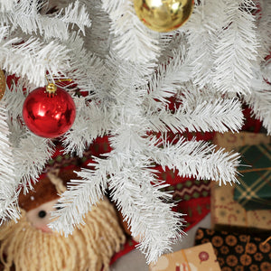HOMCOM 7.5ft Tall Artificial Christmas Tree