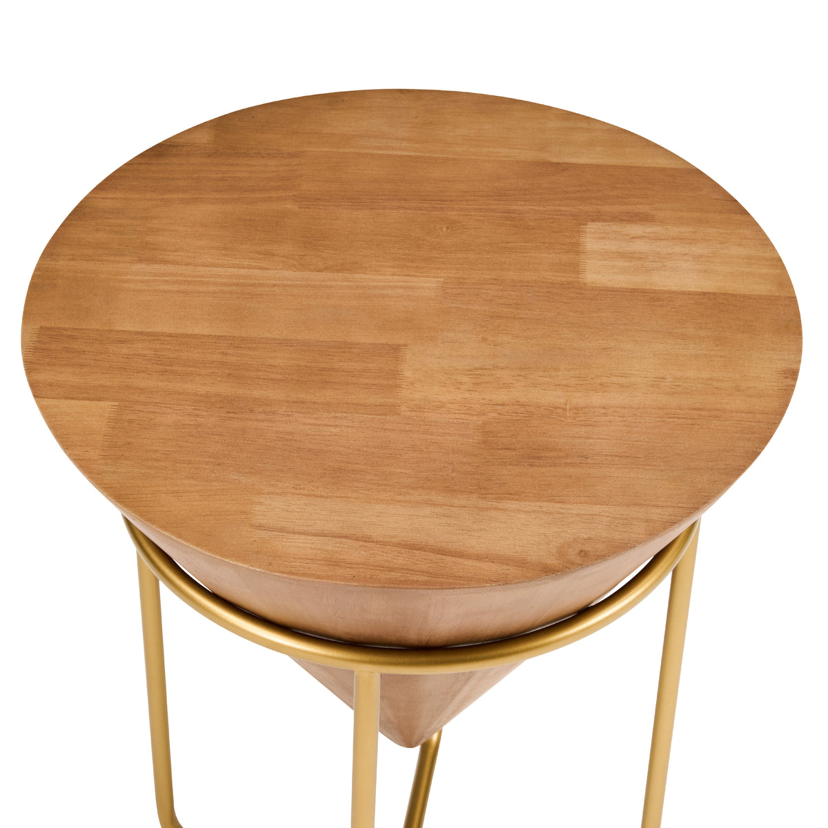 Minimalist & Luxe Wood Side Table