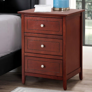 Dove Tailed Drawers 3 Drawer Nightstand