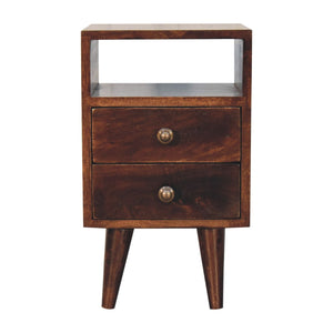 Solid Wood Mini Classic California Nightstand