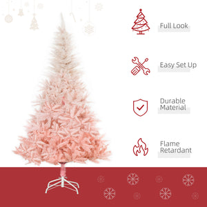 HOMCOM 6ft Unlit Spruce Artificial Christmas Tree