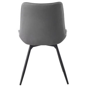 Tufted Swivel Dining Chairs (Set of 2) - Gray