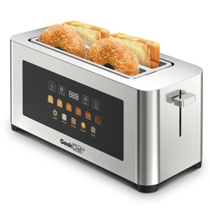 4-Slice Toaster with Extra-Wide Entrance and LED Display