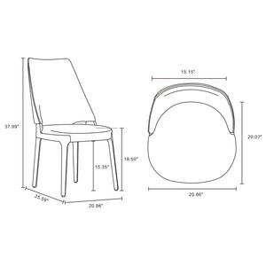 Kara - Dining Chair In (Set of 2)