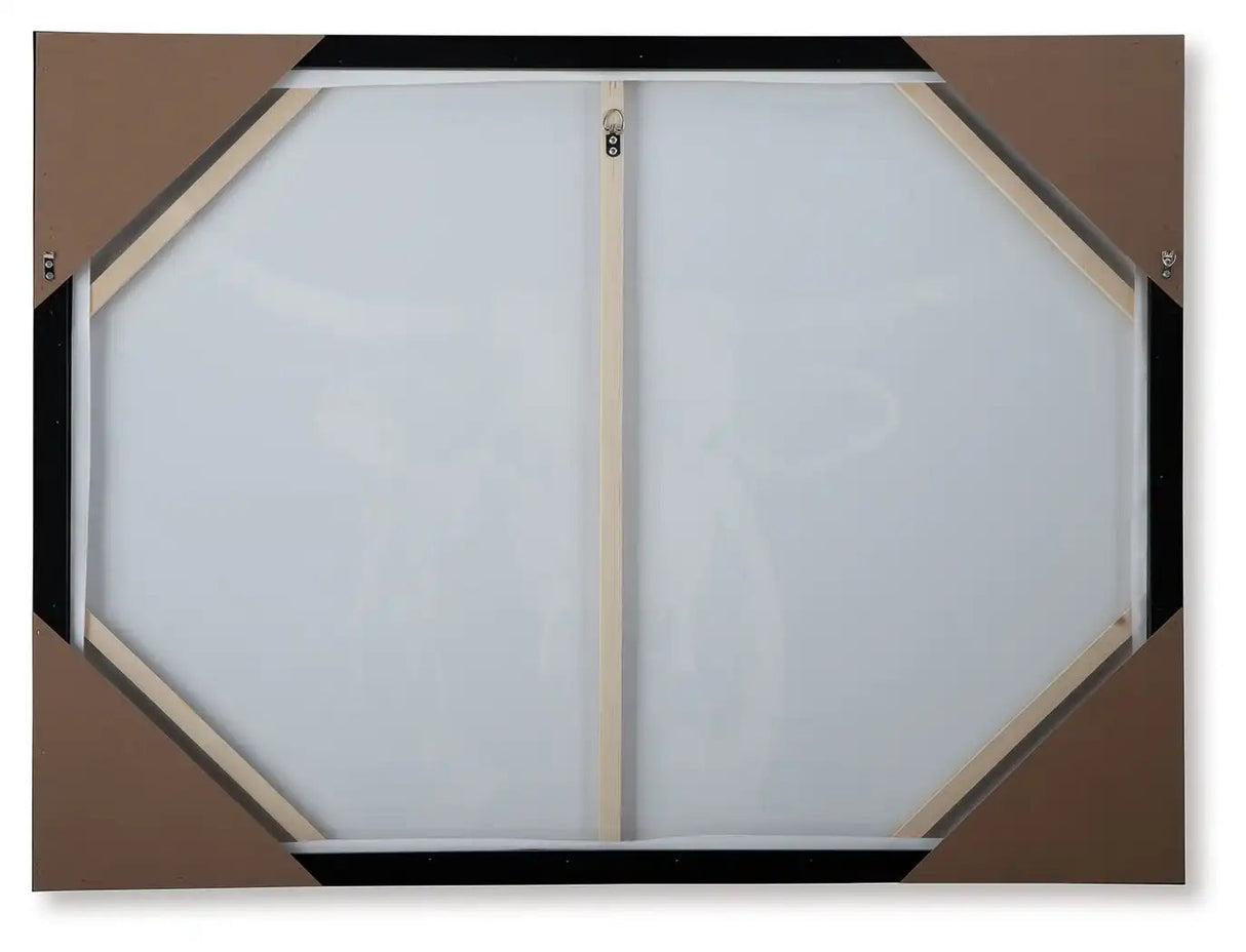 Harlandale - Wall Art - Black / White / Brown - Best Buy Furniture