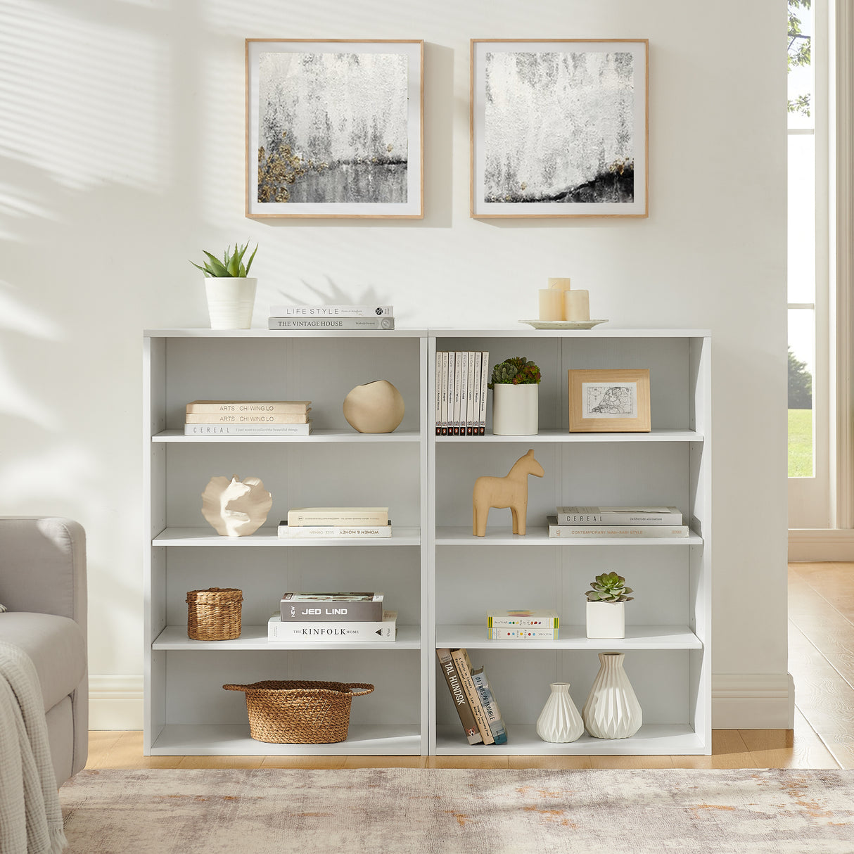 CD DVD Storage Cabinet with Adjustable Shelves