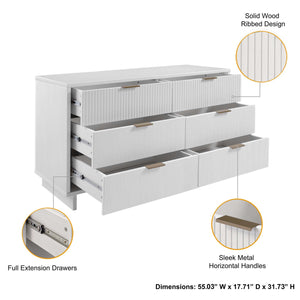 Granville - Dresse With 6 Drawers