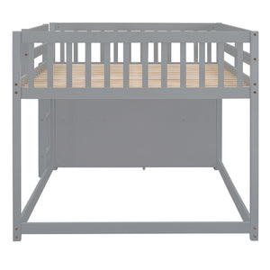 Bunk Bed With 4 Drawers And 3 Shelves